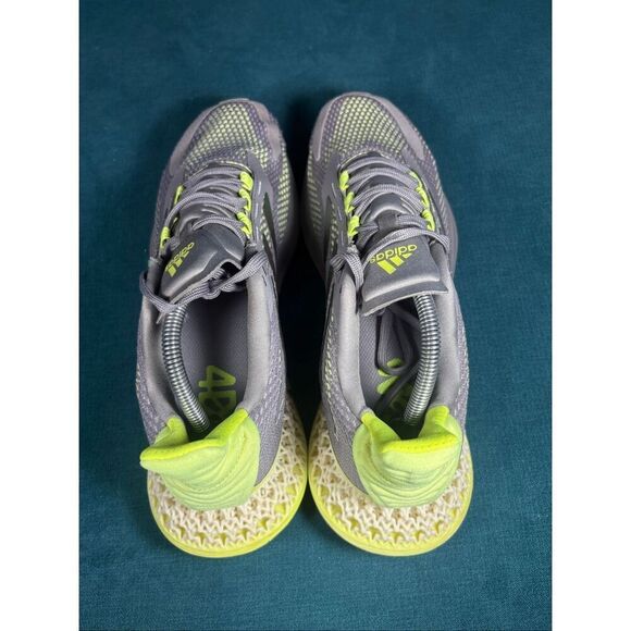 Adidas 4DFWD Gray Solar Yellow Men’s Size 11 Running Shoes GX2993 Futurecraft 4D main image 7